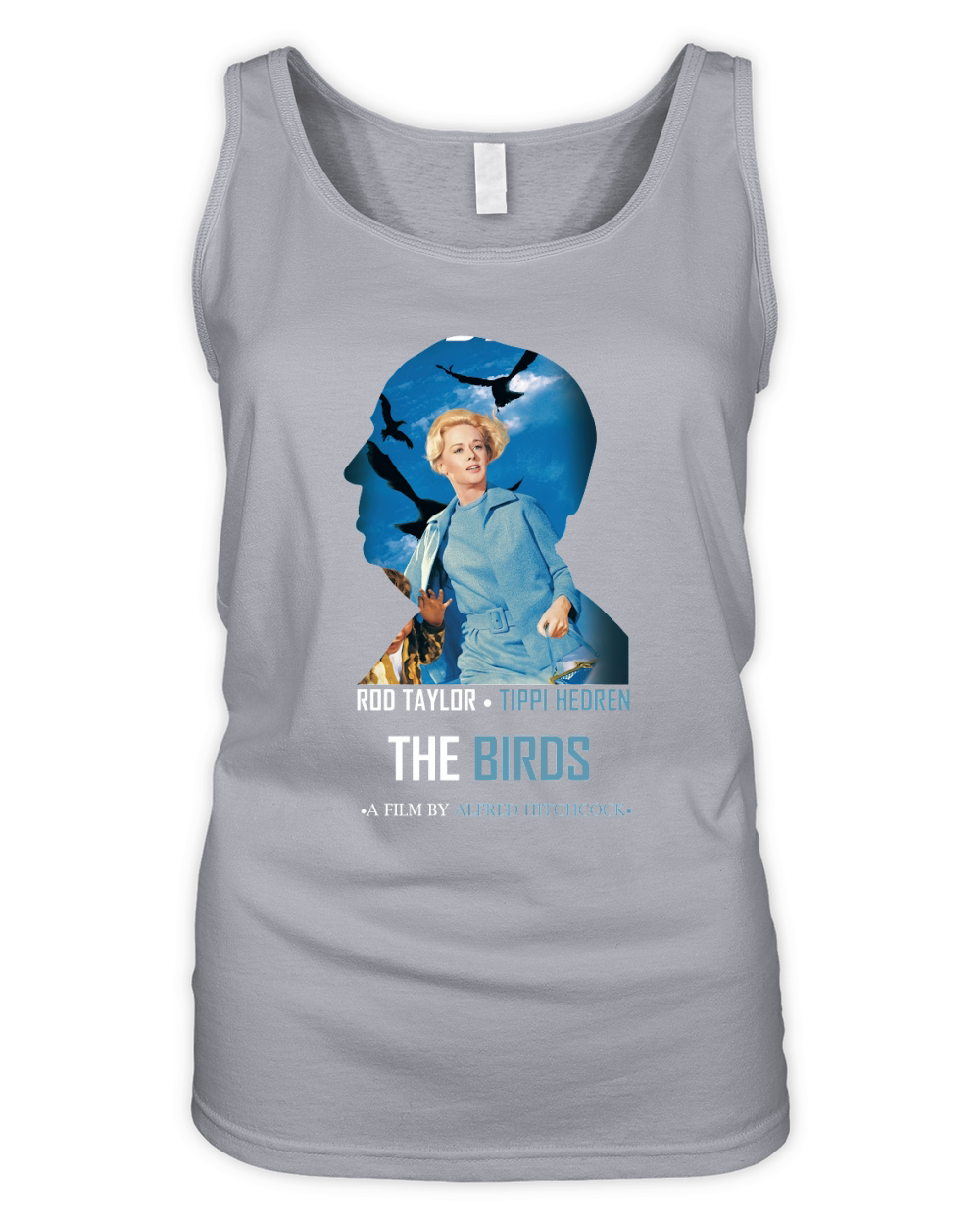 Rod Taylor Tippi Hedren The Birds Halloween Trending Unisex Sweatshirt Organic Women's Tank Top