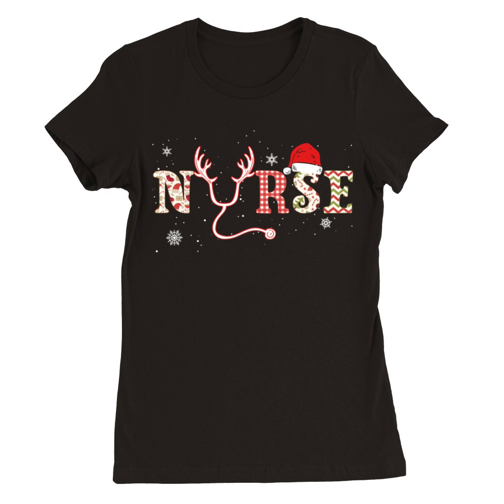 Nicu Nurse Christmas Premium Womens Crewneck T-shirt