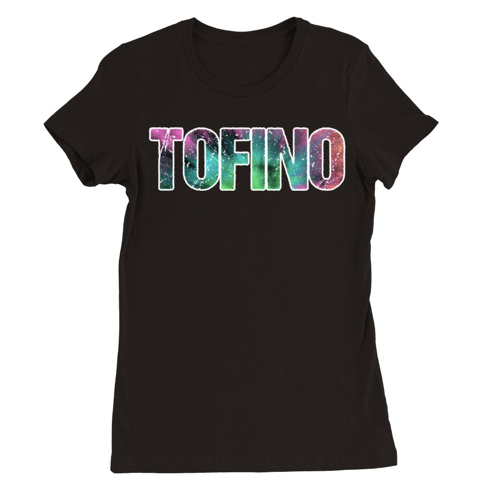 Tofino Colourful Grunge Premium Womens Crewneck T-shirt