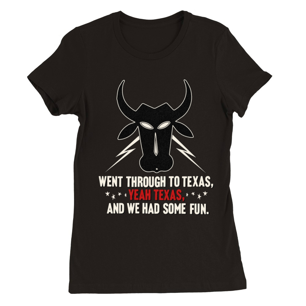 Vintage Texas Rock and Roll Premium Womens Crewneck T-shirt