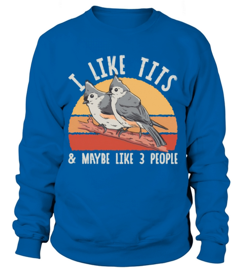 Bird Watcher Retro Vintage Tit Sweatshirt Unisex