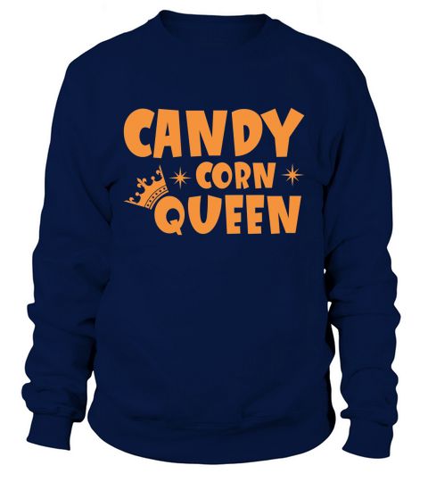 Candy Corn Queen Cute Halloween Sweatshirt Unisex