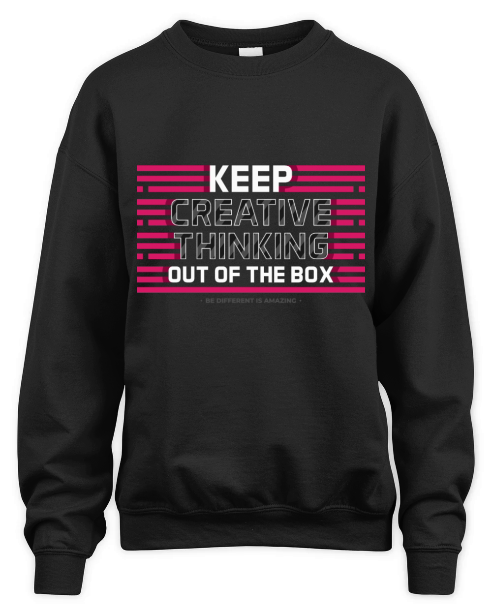 Keep creative thinking Unisex Premium Crewneck Sweatshirt