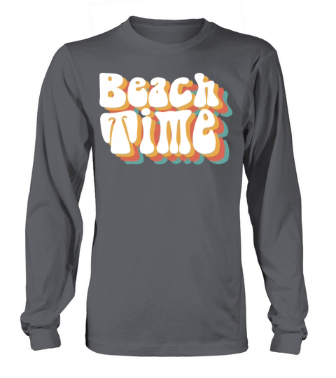 Vsco Girl Vintage Beach Time Retro Aesthetics Long sleeved Unisex