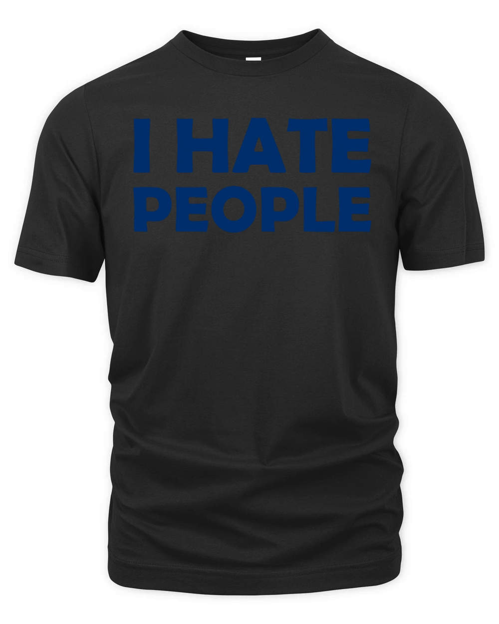 I Hate People Organic Unisex T-shirt