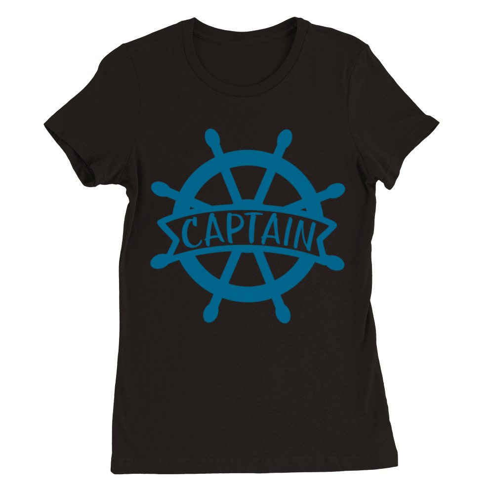 Captain Premium Womens Crewneck T-shirt