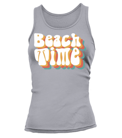 Vsco Girl Vintage Beach Time Retro Aesthetics Tank top Woman