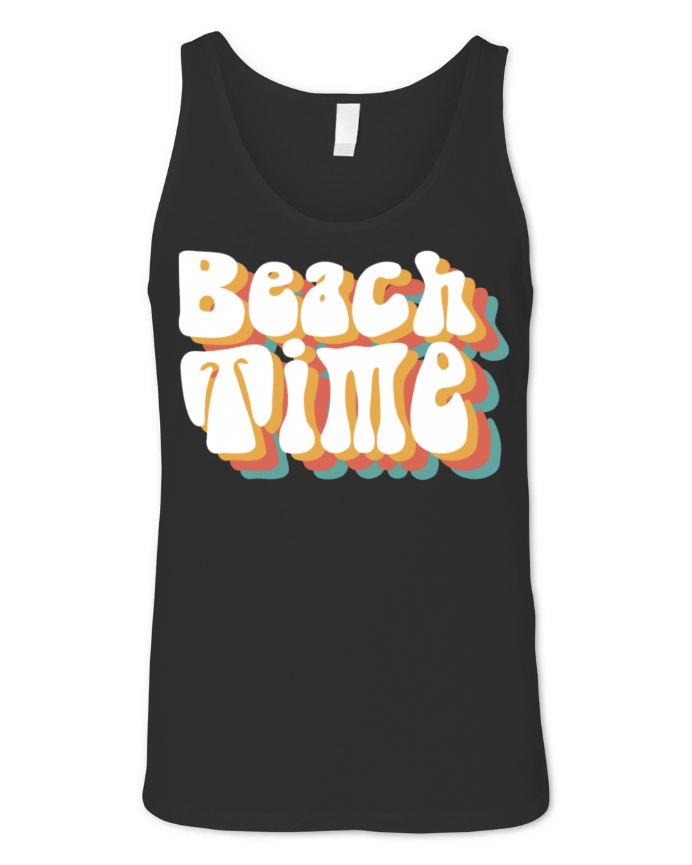 Vsco Girl Vintage Beach Time Retro Aesthetics Unisex Jersey Tank