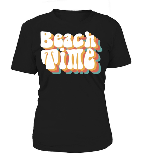 Vsco Girl Vintage Beach Time Retro Aesthetics Women's T-Shirt