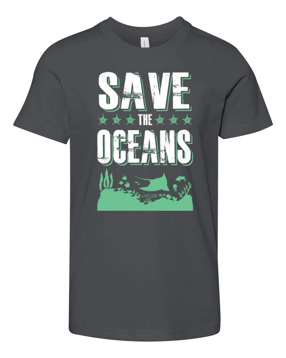 save the ocean Youth Unisex Jersey Tee