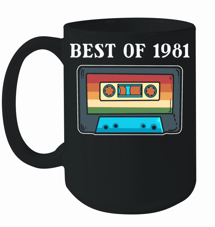 Best of 1981 Music Lover Gift Ceramic Mug