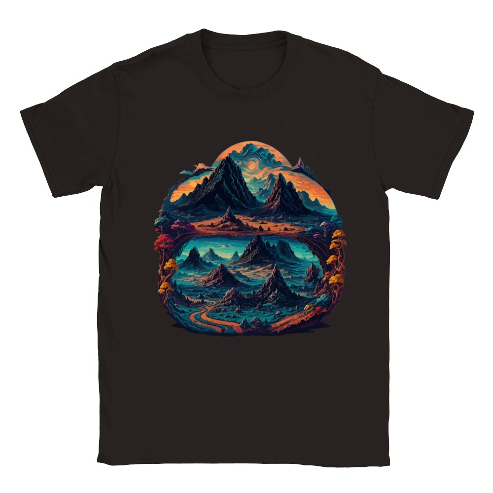 Psychedelic mystical illustration Classic Kids Crewneck T-shirt