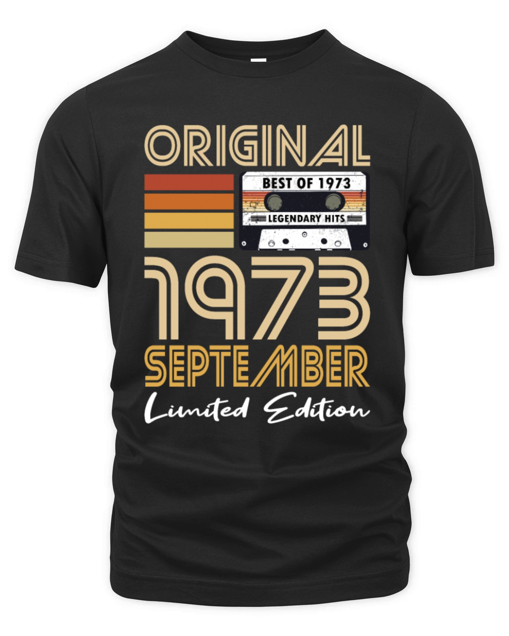 50th birthday september 1973 original 1973 Organic Unisex T-shirt