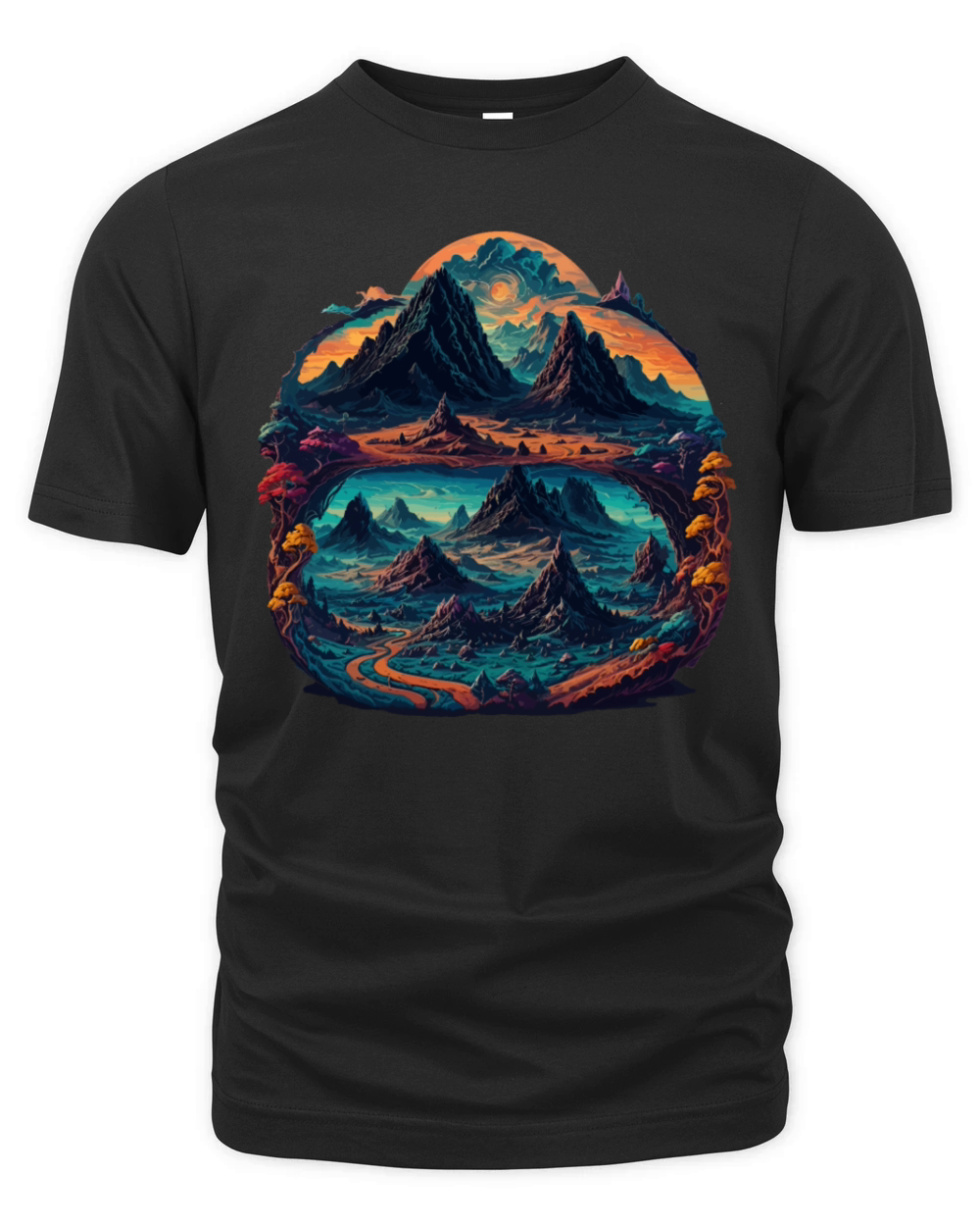 Psychedelic mystical illustration Organic Unisex T-shirt