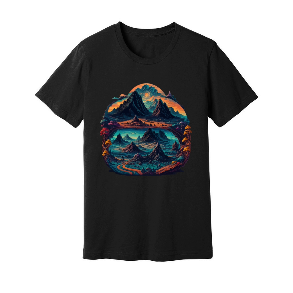 Psychedelic mystical illustration Unisex Jersey Tee
