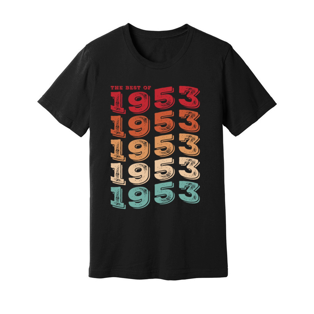 Vintage 1953 Gifts Legend for 70 Years Old - 70th Unisex Jersey Tee