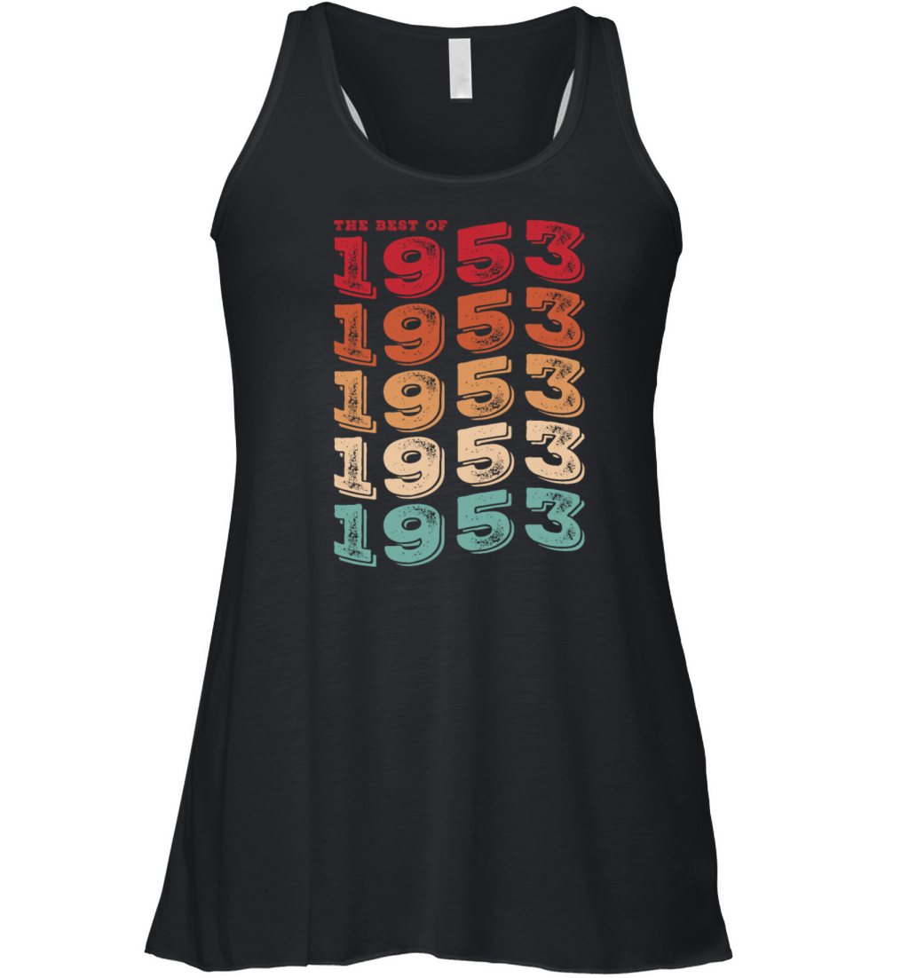 Vintage 1953 Gifts Legend for 70 Years Old - 70th Women's Flowy Tank Top