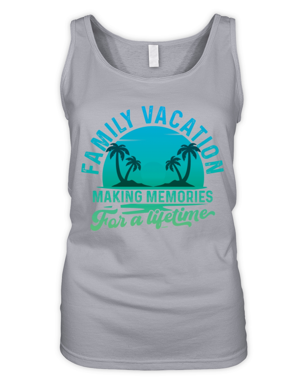 Summer Family Vacation Making Memories Organic Women's Tank Top