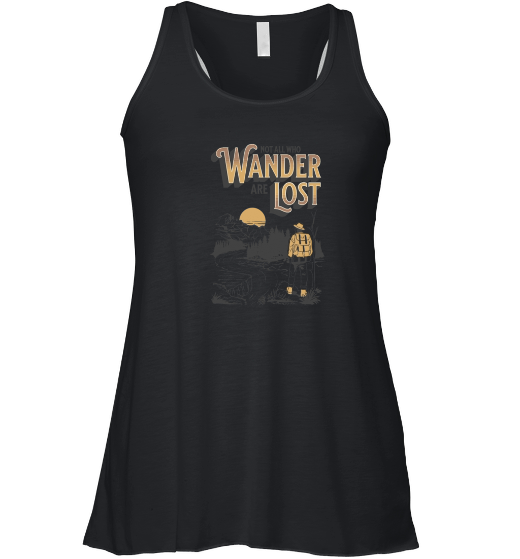 Not all who wander are lost Women's Flowy Tank Top