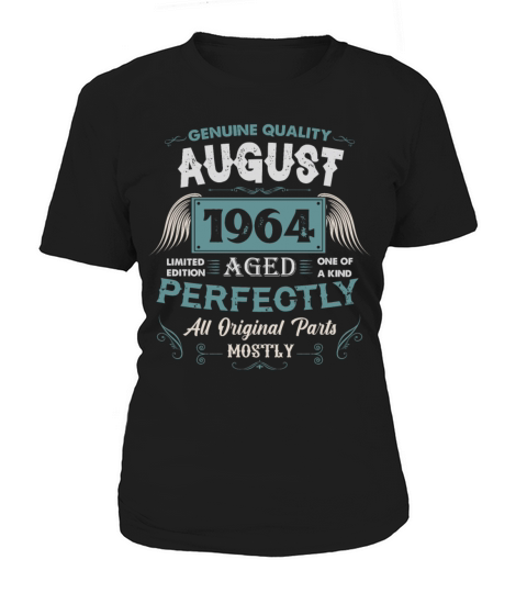 August 1964 Vintage Birthday Present Women's T-Shirt