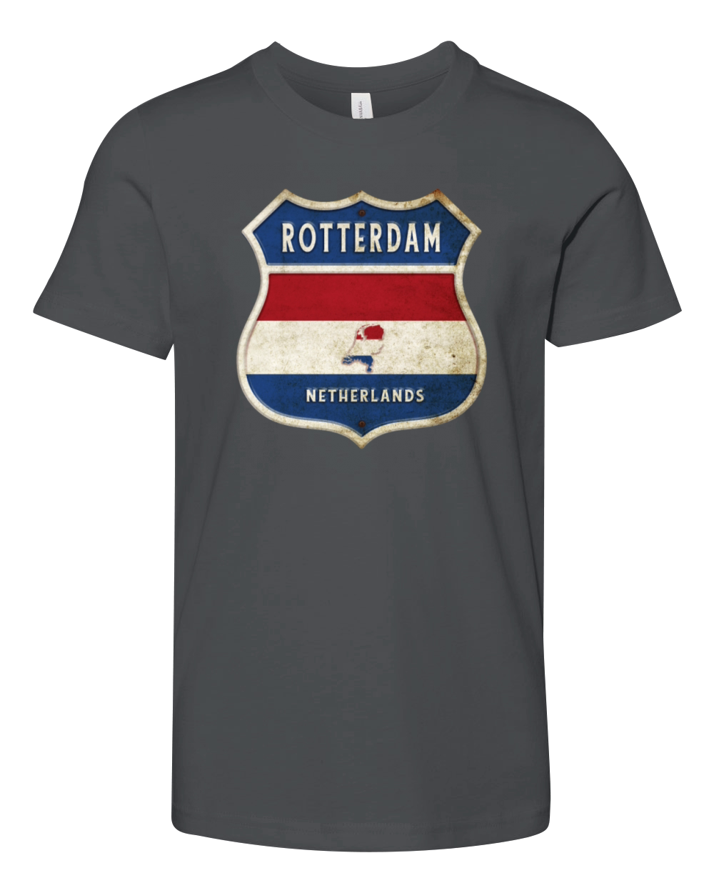 Rotterdam Netherlands coat of arms design Youth Unisex Jersey Tee