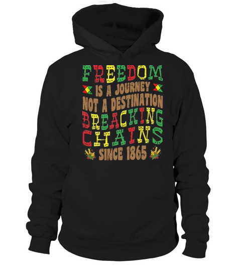 Breaking Chain Celebrate Juneteenth Black History Hoodie Unisex