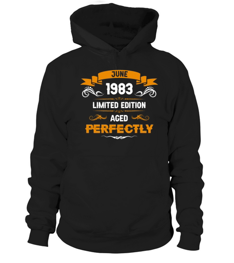June 1983 Vintage Birthday Present Hoodie Unisex