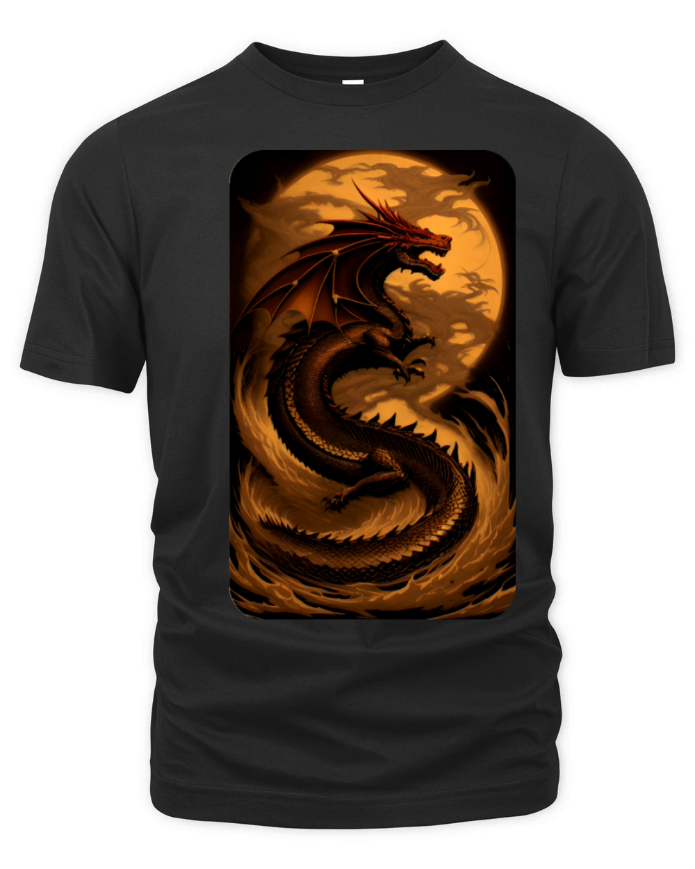 Vintage Dragon Art by Dreamscape Shirts Organic Unisex T-shirt