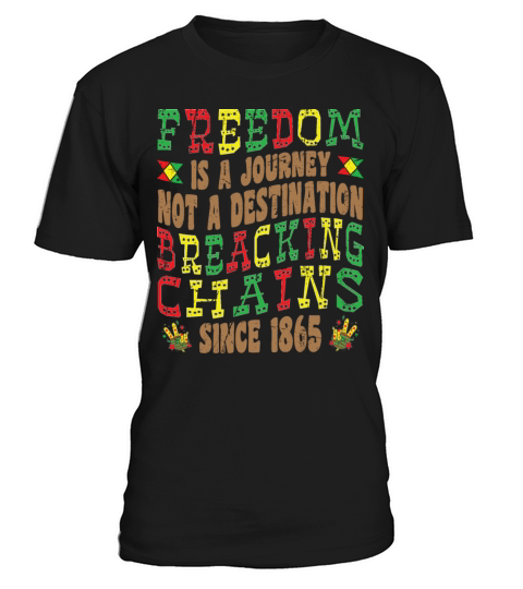 Breaking Chain Celebrate Juneteenth Black History T-Shirt Unisex