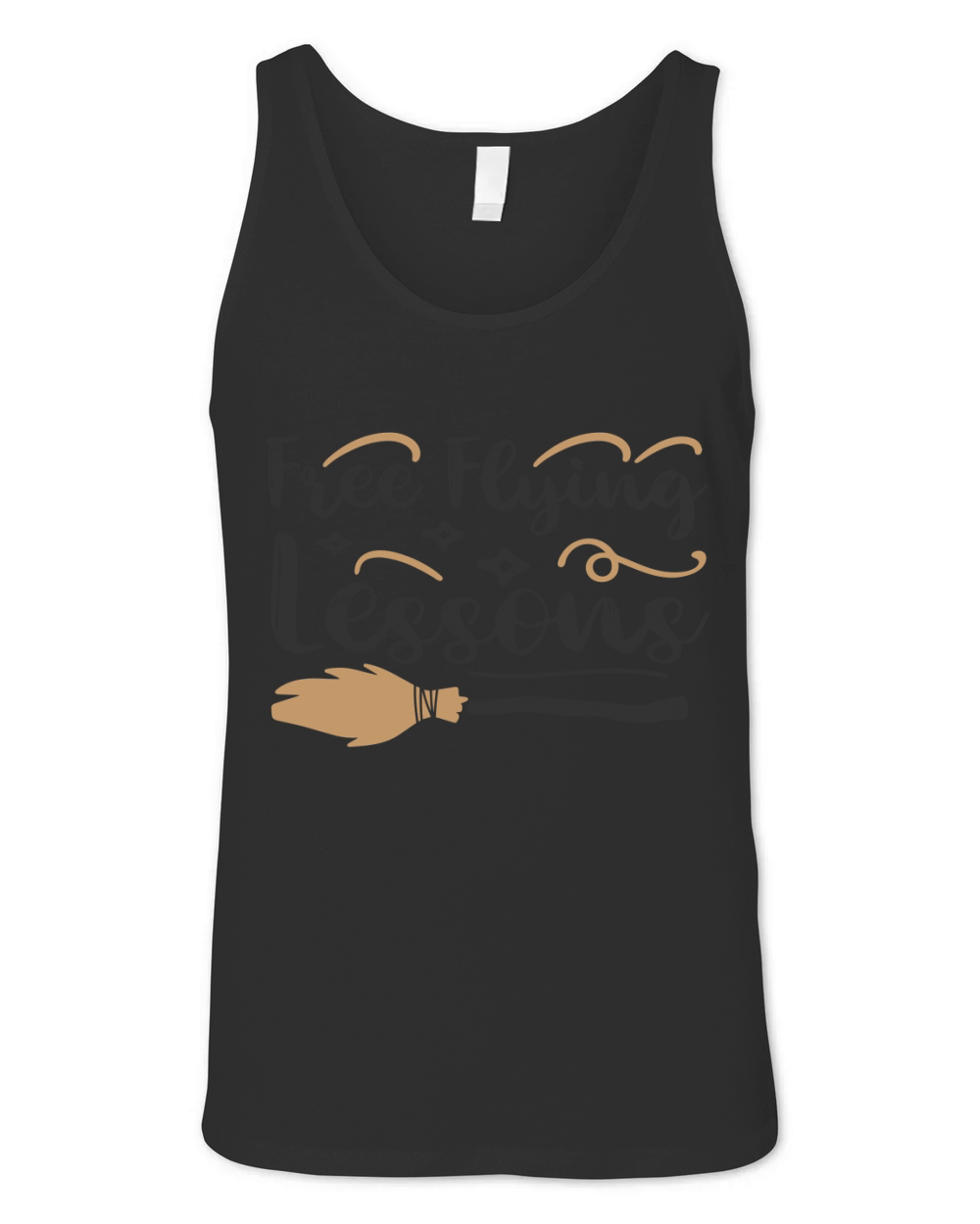 Free Flying Lessons Shirt Basic Witch Shirt Halloween Witch Unisex Jersey Tank