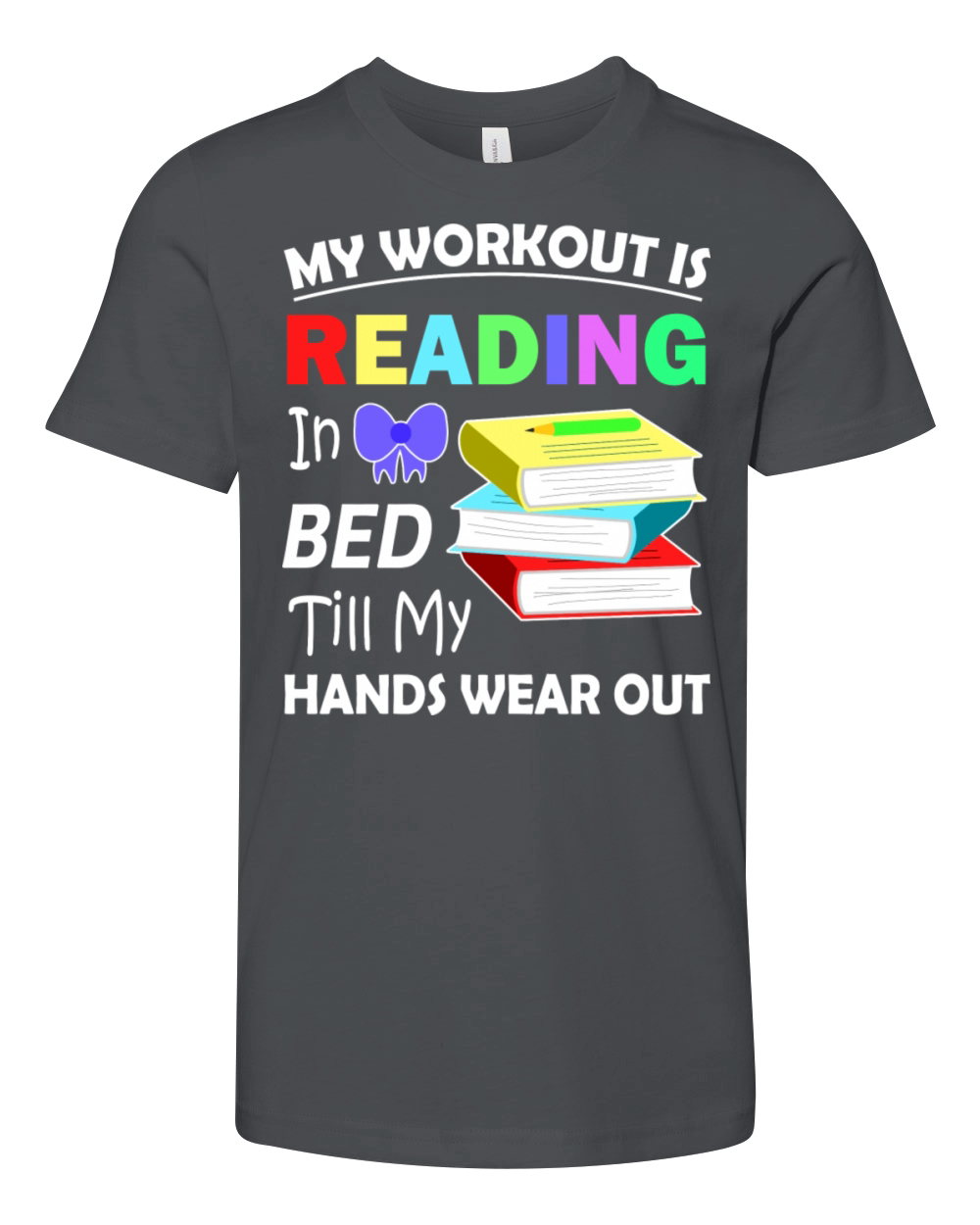 Funny Quote Readers Book Fan Youth Unisex Jersey Tee