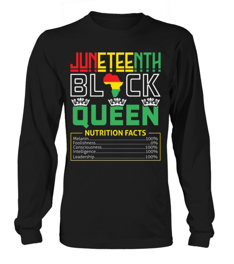 Facts Celebrate Juneteenth Black History Long sleeved Unisex