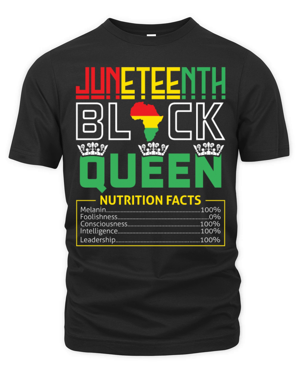 Facts Celebrate Juneteenth Black History Organic Unisex T-shirt