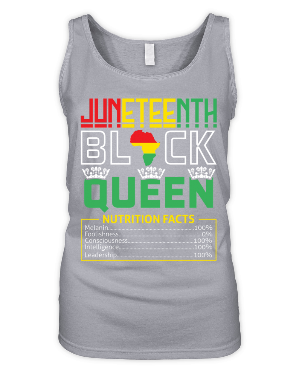 Facts Celebrate Juneteenth Black History Organic Women's Tank Top