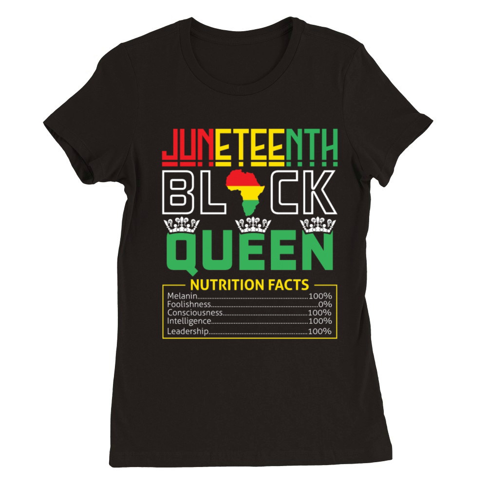 Facts Celebrate Juneteenth Black History Premium Womens Crewneck T-shirt