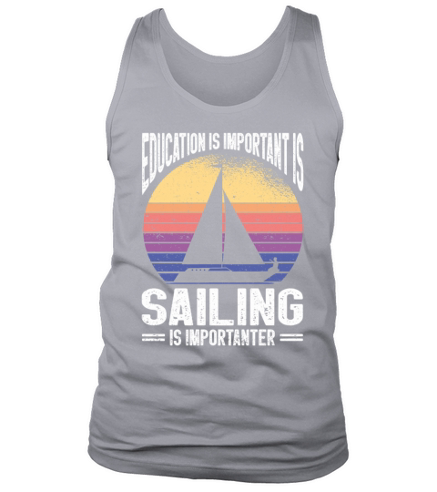 Sailing Gift Sailboat Boating Captain Best Sailor Tank Top Unisex