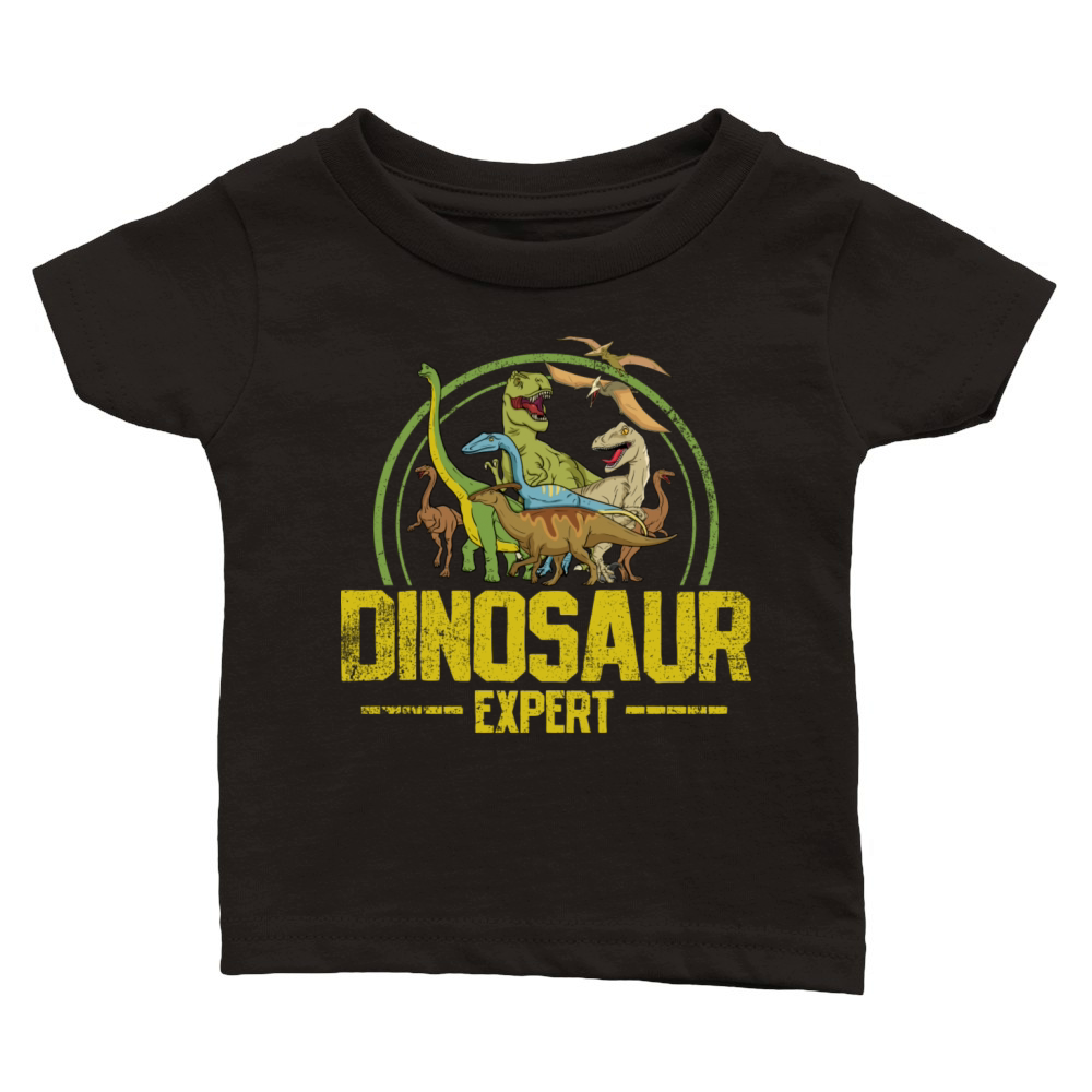 Dinosaurs Paleontologist Vintage Classic Baby Crewneck T-shirt