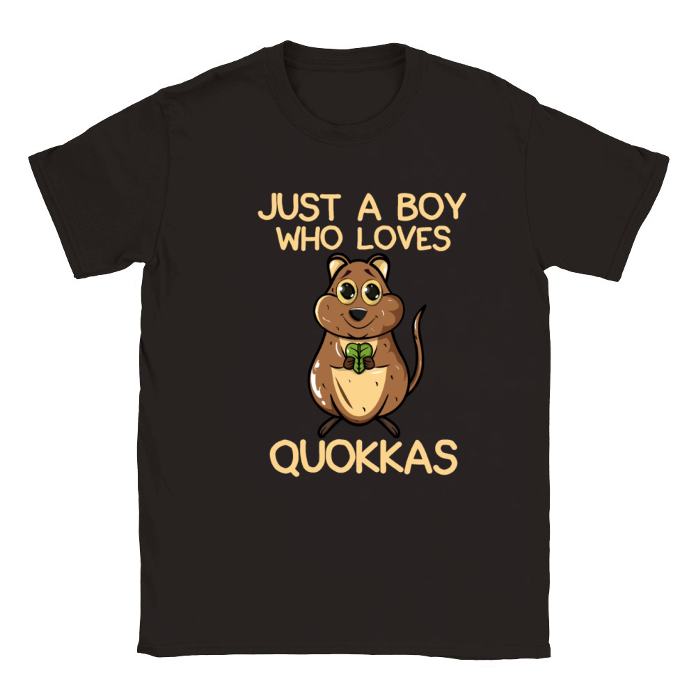 Just A Boy Who Loves Quokkas 2 Classic Kids Crewneck T-shirt