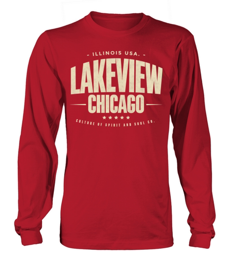 Lakeview Chicago Illinois IL Vintage Sports Long sleeved Unisex