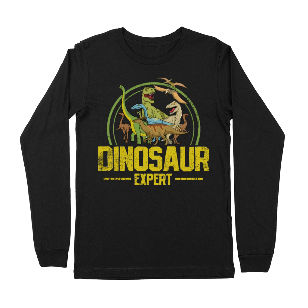 Dinosaurs Paleontologist Vintage Premium Long Sleeve