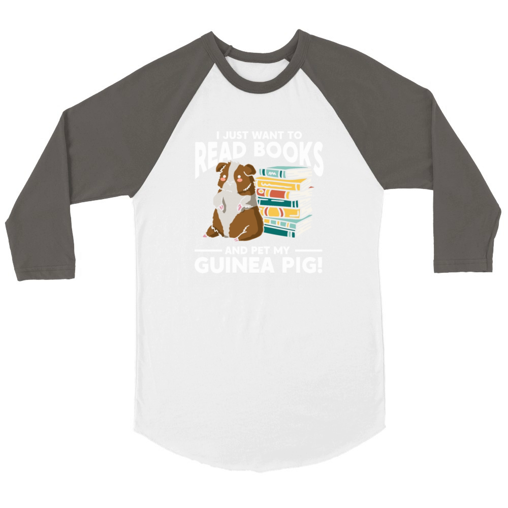 Guinea Pig Gift Quote Guinea Pig Lover Unisex ¾ sleeve Raglan T-shirt