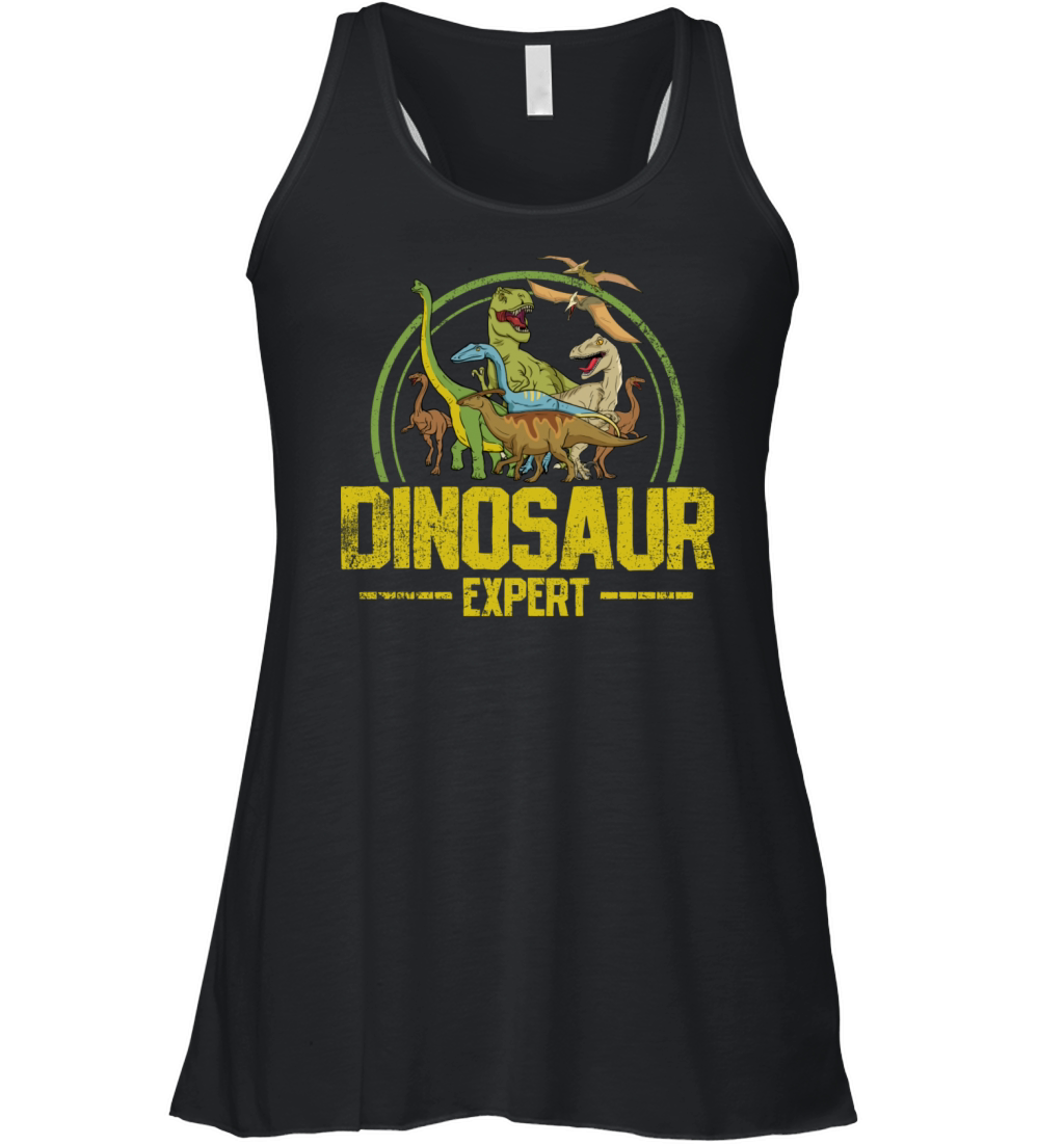 Dinosaurs Paleontologist Vintage Women's Flowy Tank Top