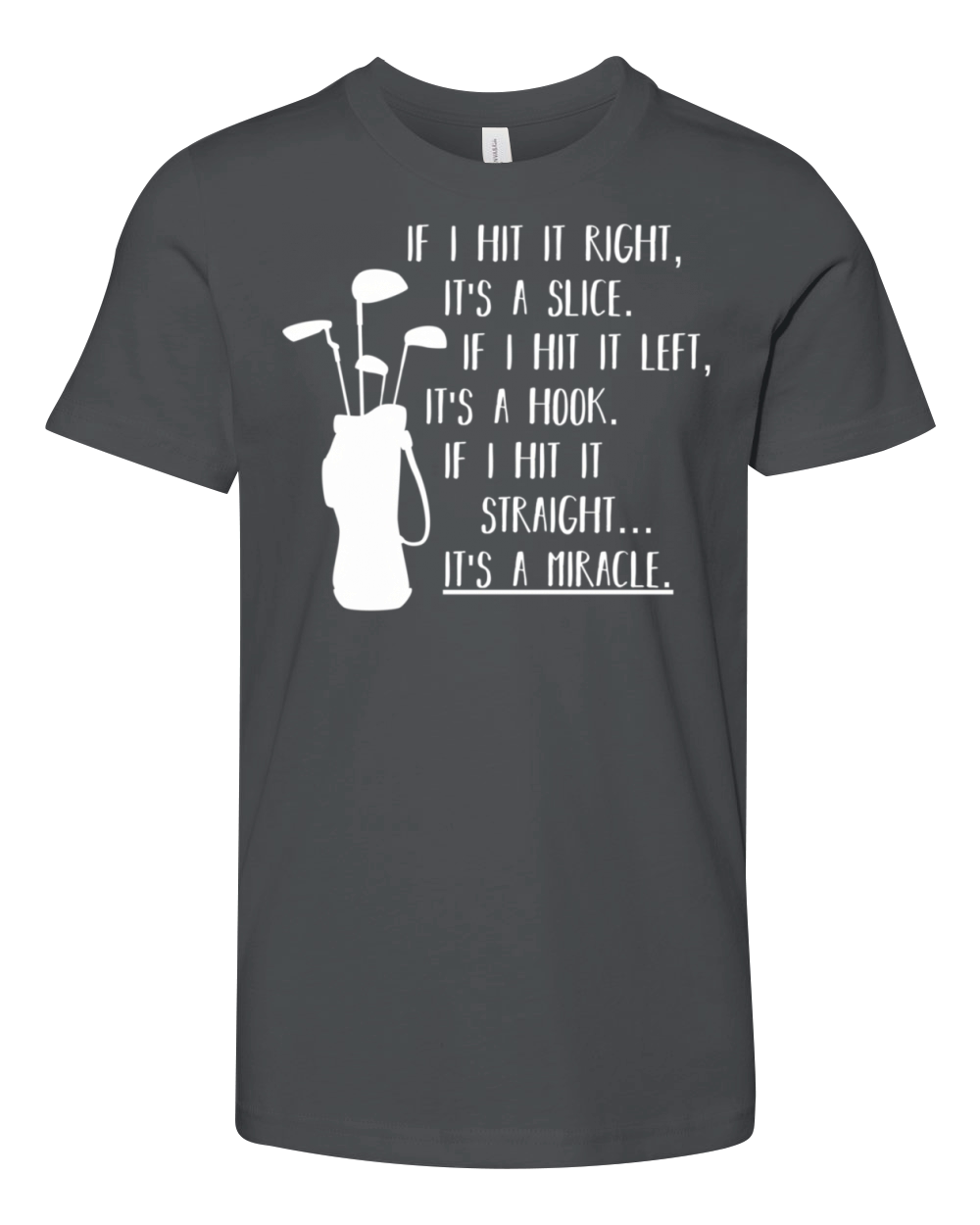 Golf Sayings Golfing Youth Unisex Jersey Tee