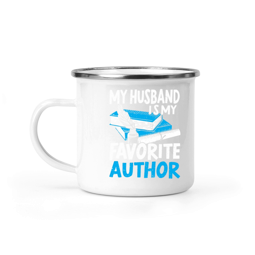 Author Gift Writing Quote Bookworm Author Camping Mug