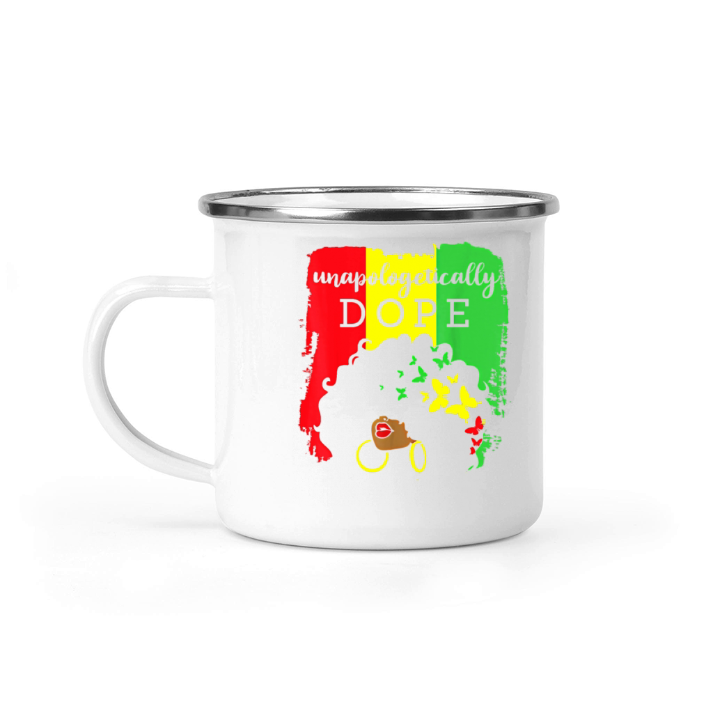 Dope Black History Month African American Camping Mug