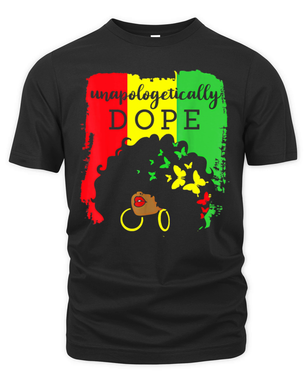 Dope Black History Month African American Organic Unisex T-shirt