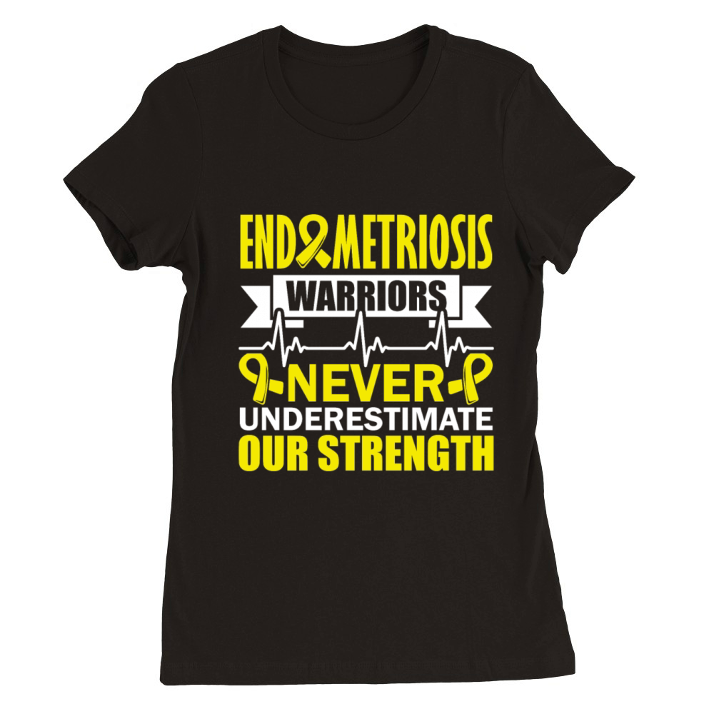 Endometriosis Warriors Uterus Removal Premium Womens Crewneck T-shirt