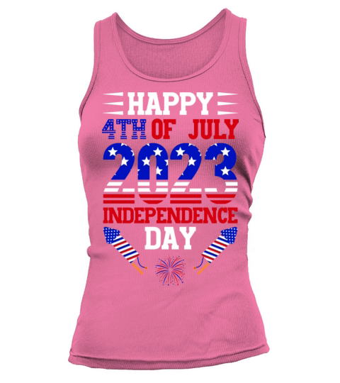 Happy 4th Of July 2023 Independence Day T-shirt Tank top Woman