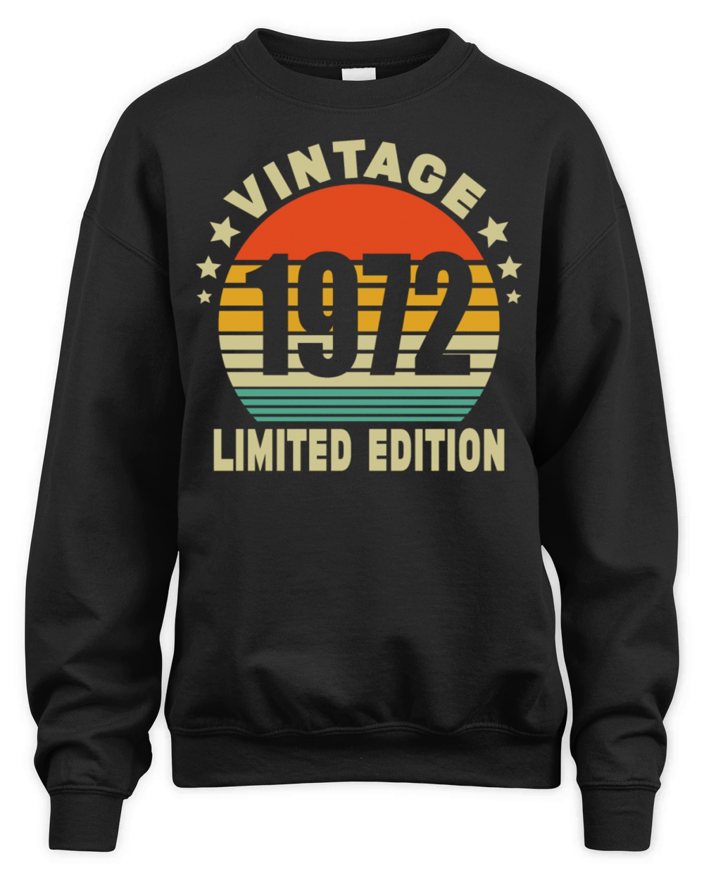 Vintage 1972 Limited Edition Funny 50th Birthday Unisex Premium Crewneck Sweatshirt