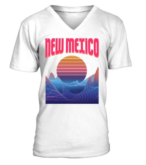 New Mexico Usa Staate V-Neck T-shirt
